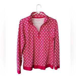 Vineyard Vines 1/4 Zip Collared Sweatshirt Small.